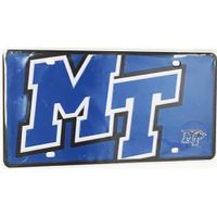  Mtsu License Plate Mega Logo