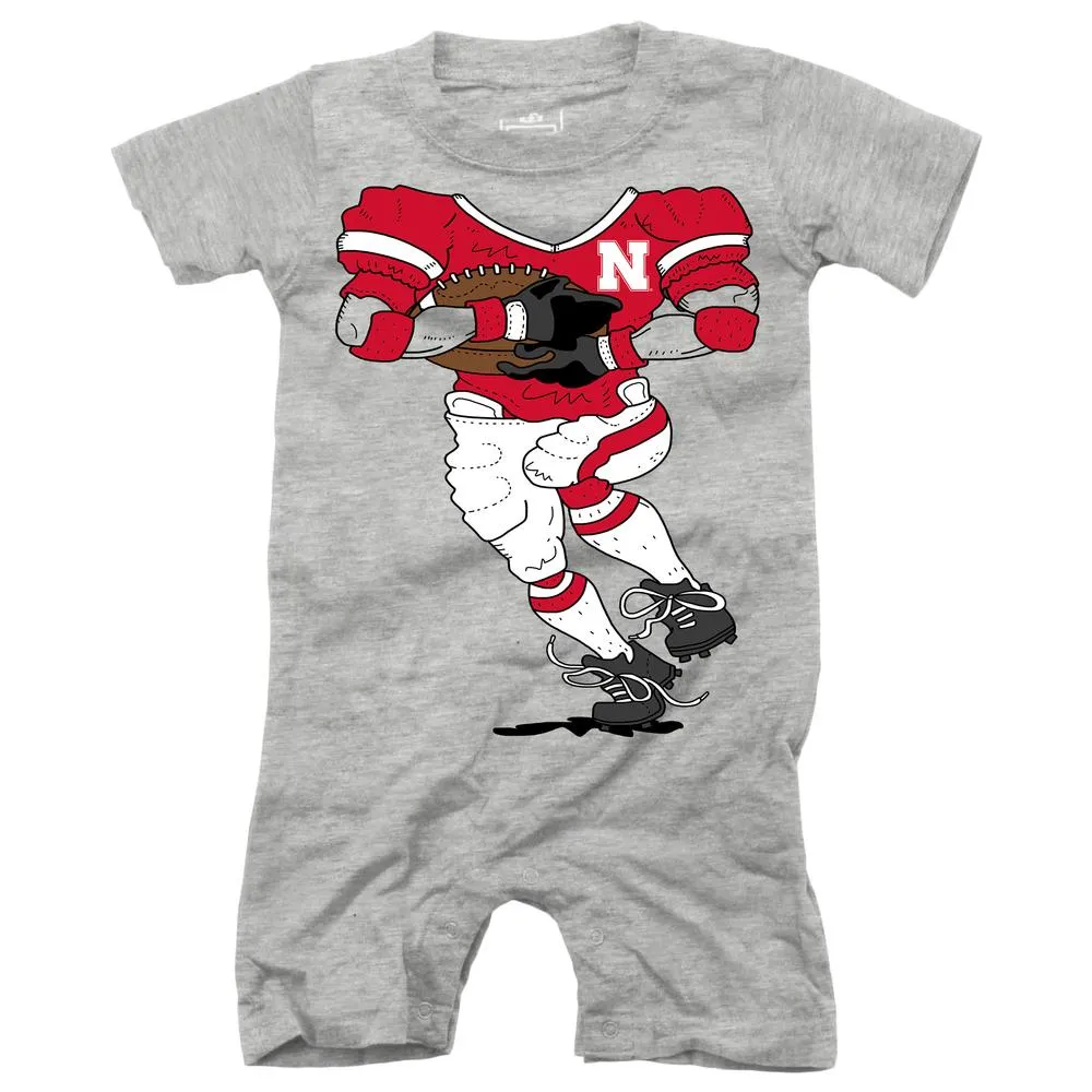 Huskers | Nebraska Infant Football Player Romper Alumni Hall