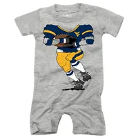 Wvu | West Virginia Infant Football Player Romper Alumni Hall