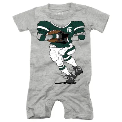 Spartans | Michigan State Infant Football Player Romper Alumni Hall