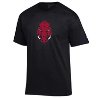 Arkansas Champion Giant Hog Head Logo Tee