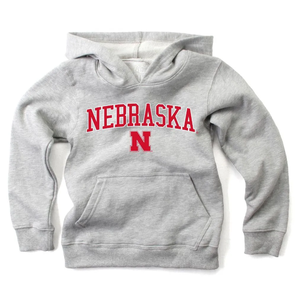 Huskers | Nebraska Kids Hood Arch Logo Alumni Hall