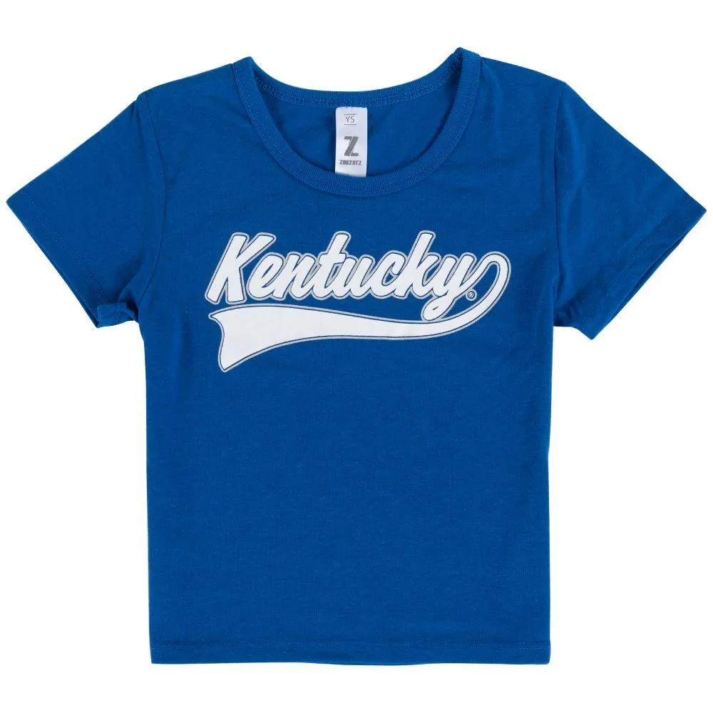 Cats | Kentucky Zoozatz Youth Crop Short Sleeve Tee Alumni Hall