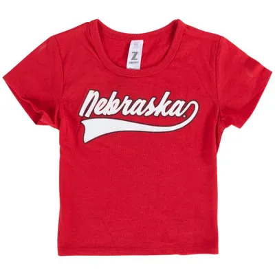 Huskers | Nebraska Zoozatz Youth Crop Short Sleeve Tee Alumni Hall