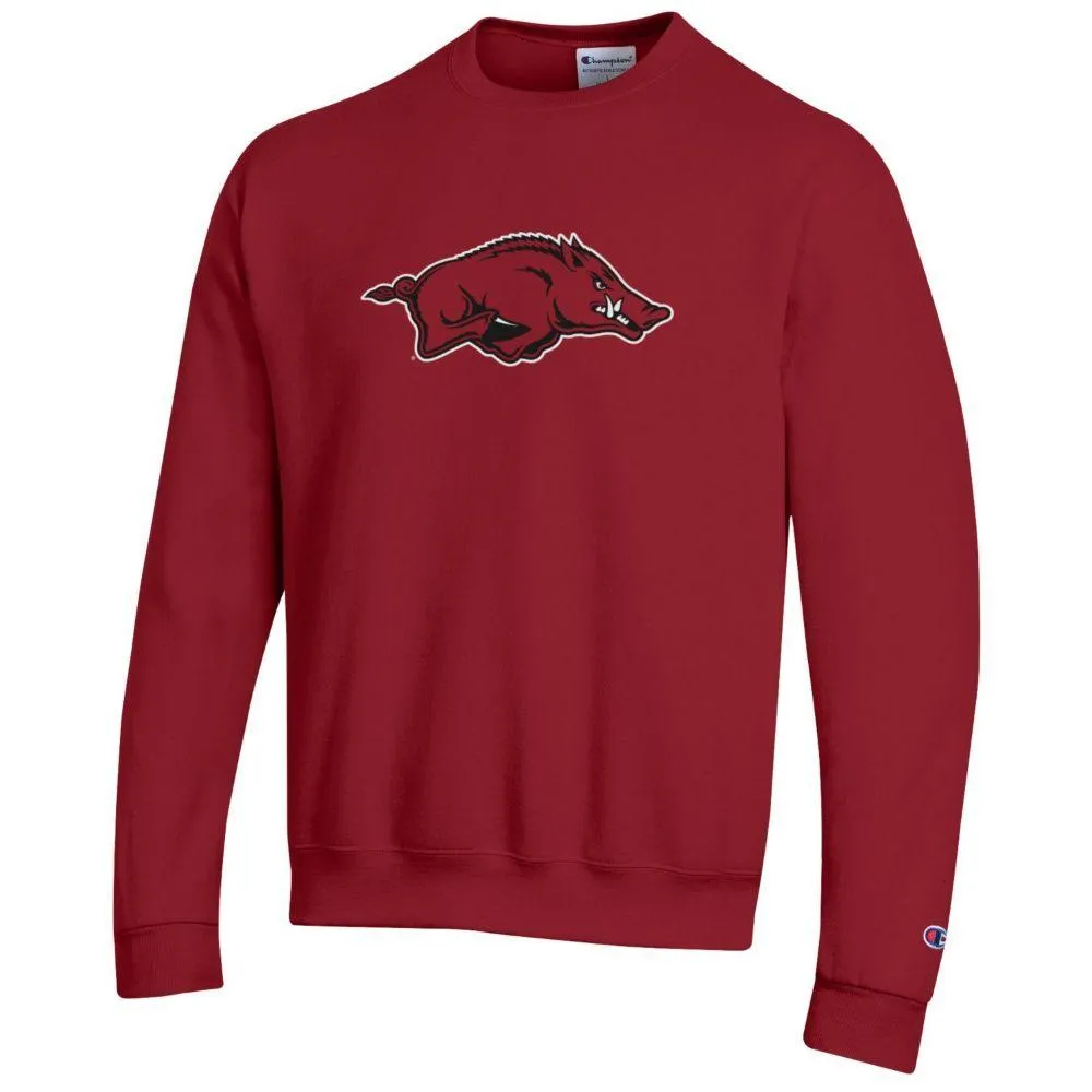 Arkansas Champion Giant Logo Crew Sweatshirt