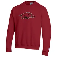 Arkansas Champion Giant Logo Crew Sweatshirt