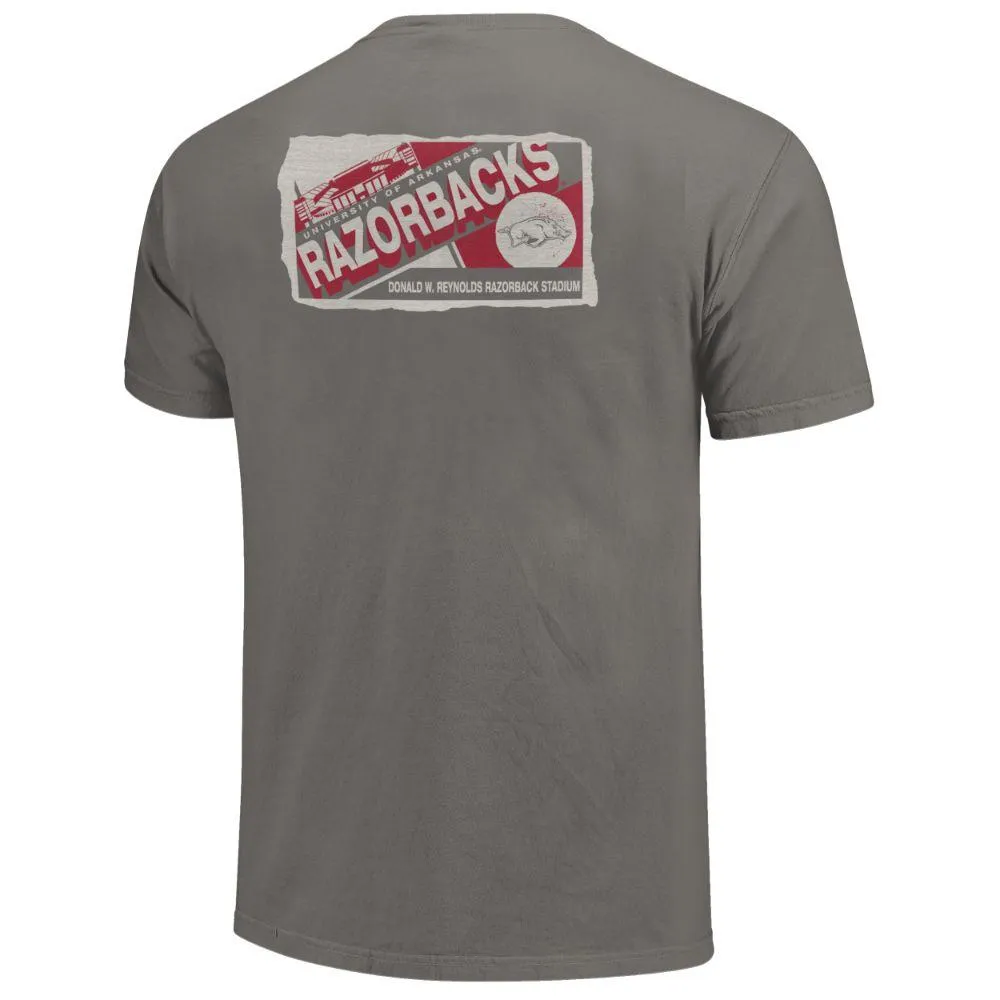 Razorbacks | Arkansas Stadium Ticket Mascot Comfort Colors Tee Alumni Hall