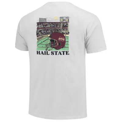 Bulldogs | Mississippi State Stadium Helmet Comfort Colors Tee Alumni Hall