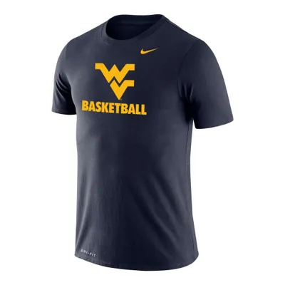 Wvu | West Virginia Nike Drifit Legend Basketball Short Sleeve Tee Alumni Hall