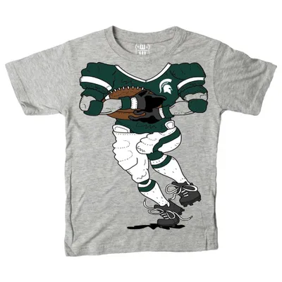 Spartans | Michigan State Toddler Football Player Tee Alumni Hall