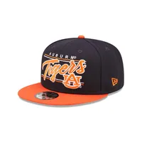  Aub | Auburn New Era 950 Team Script Flat Brim Hat | Alumni Hall