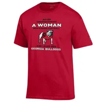 Dawgs | Georgia Champion Women's Knows And Loves Football Tee Alumni Hall