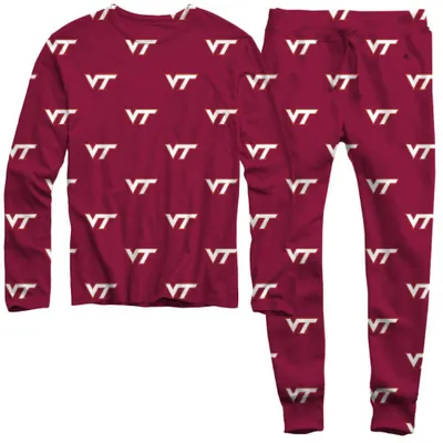 Hokies | Virginia Tech Kids Pj Set Alumni Hall