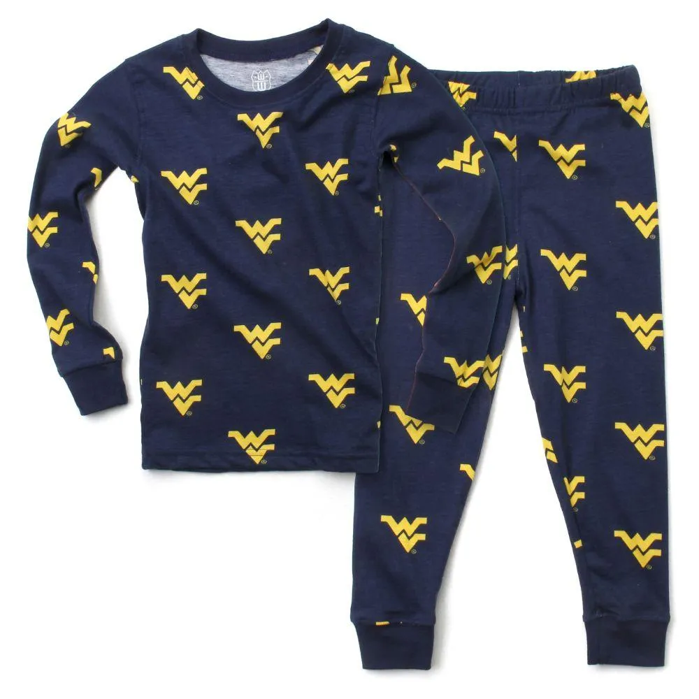 Wvu | West Virginia Kids Pj Set Alumni Hall