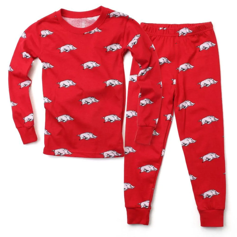 Razorbacks | Arkansas Kids Pj Set Alumni Hall