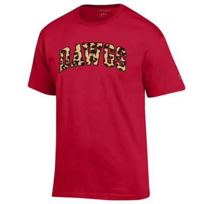 Dawgs | Georgia Champion Women's Leopard Print Arch Tee Alumni Hall