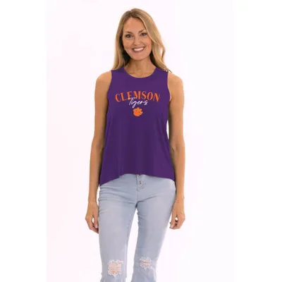 Clemson | Hannah High Neck Tank Alumni Hall