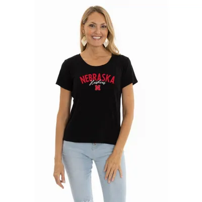 Huskers | Nebraska Scarlett Scoop Neck Tee Alumni Hall