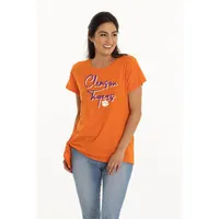 Clemson Sophie Side Tie Tee