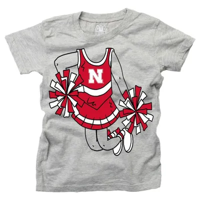 Huskers | Nebraska Toddler Cheerleader Tee Alumni Hall