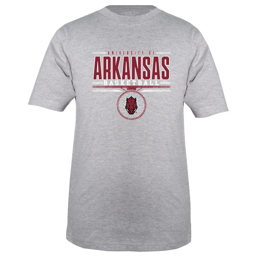 Razorbacks | Arkansas Garb Youth Over Basketball Goal Tee Alumni Hall