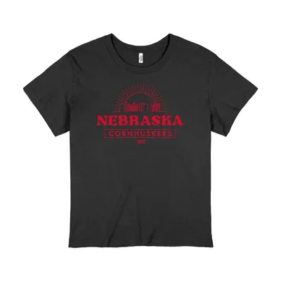 Huskers | Nebraska Uscape Women's Old School Boyfriend Tee Alumni Hall