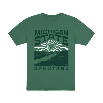 Spartans | Michigan State Uscape Sunburst Garment Dyed Tee Alumni Hall