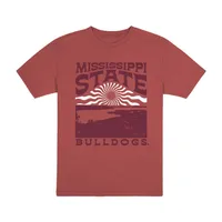 Bulldogs | Mississippi State Uscape Sunburst Garment Dyed Tee Alumni Hall