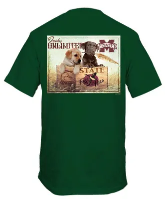 Bulldogs | Mississippi State Ducks Unlimited Comfort Colors Puppies Tee Alumni Hall