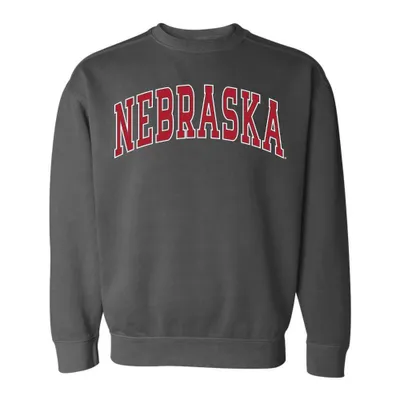 Huskers | Nebraska Summit Big Arch Outline Comfort Colors Crew Alumni Hall