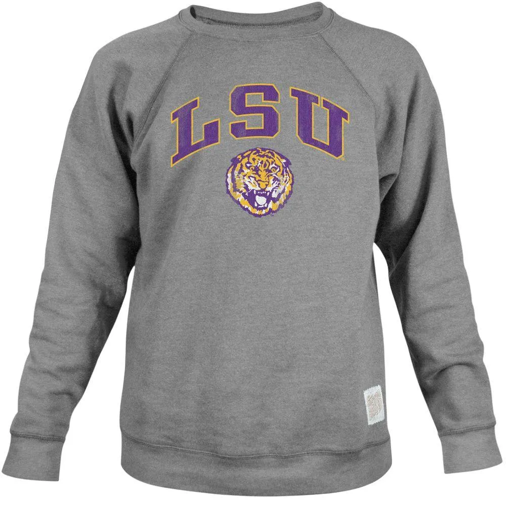 Uscape Apparel Men's LSU Tigers Crew Neck Sweatshirt