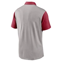 Alabama Nike Campus Pattern Chest Stripe Polo