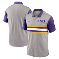 LSU Nike Campus Pattern Chest Stripe Polo