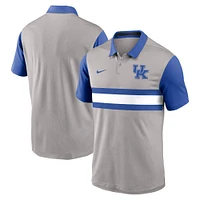 Kentucky Nike Campus Pattern Chest Stripe Polo