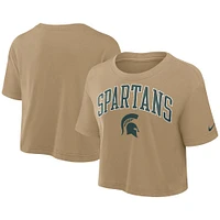 Michigan State Nike Women's Academic Arch Crop Tee