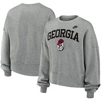 Georgia Nike Women's Retro Fleece Crew