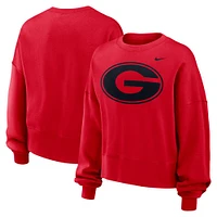 Georgia Nike Women's Essential Fleece Crew