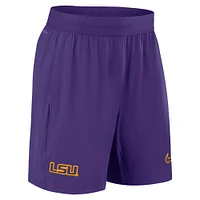 LSU Nike Dri-Fit Woven Sideline Shorts