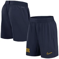 West Virginia Nike Dri-Fit Woven Sideline Shorts