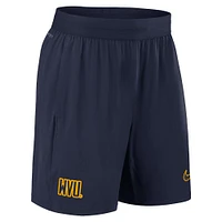 West Virginia Nike Dri-Fit Woven Sideline Shorts