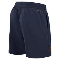 West Virginia Nike Dri-Fit Woven Sideline Shorts