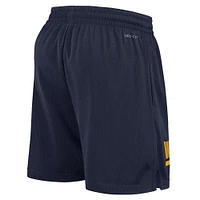 West Virginia Nike Dri-fit Sideline Mesh Shorts