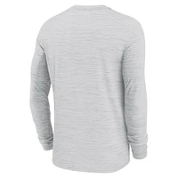 Alabama Nike Dri-Fit Sideline Velocity Long Sleeve Tee