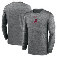 Alabama Nike Dri-Fit Velocity Sideline Long Sleeve Tee