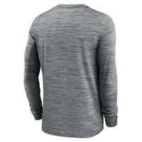 Clemson Nike Dri-Fit Sideline Velocity Long Sleeve Tee