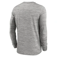 LSU Nike Dri-Fit Velocity Sideline Long Sleeve Tee