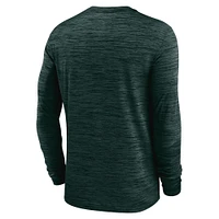 Michigan State Nike Dri-Fit Velocity Sideline Long Sleeve Tee