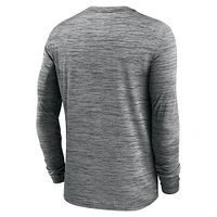 West Virginia Nike Dri-Fit Sideline Velocity Long Sleeve Tee