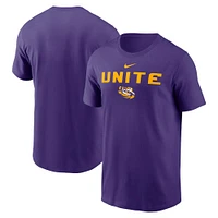 LSU Nike Dri-Fit Cotton Sideline Team Issue Tee