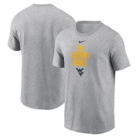 West Virginia Nike Dri-Fit Cotton Sideline Team Issue Tee
